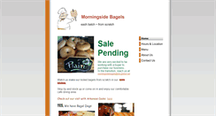 Desktop Screenshot of morningsidebagels.com